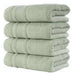 Qute Home Luxury 4-Piece Bath Towel Set, 100% Turkish Cotton 1