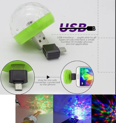 SolarLine Fiesta Car RGB Magic USB Audiorhythmic Ball 6