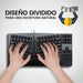 Teclado Ergonómico Usb Perixx 335 Multimedia Sp - Tecnoboxu 1