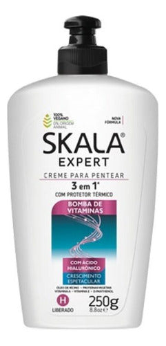 Skala Crema De Peinar Bomba De Vitam 250gr Protector Térmico 1