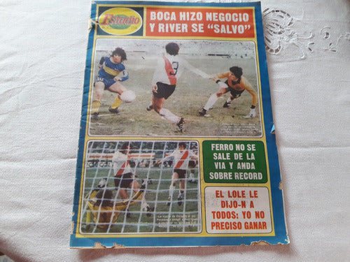 Revista Estadio Nº 13 7 De Julio 1981 - Boca River - Vilas 0