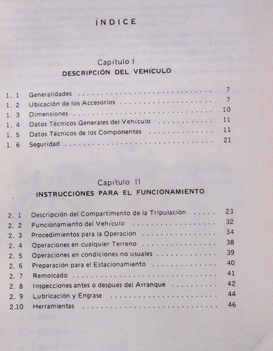 Manual Original Operador Tanque Yararaca Ee-3 1