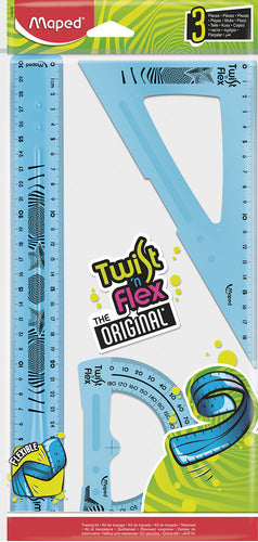 Juego De Geometria Maped Twist Flex 30 Cm. Serviciopapelero 0