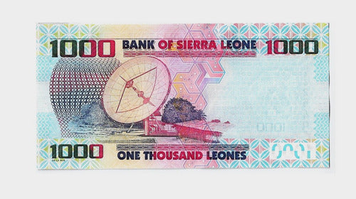 Fk Billete Sierra Leona 1000 Leones 2013 P 30b Sin Circular. 1