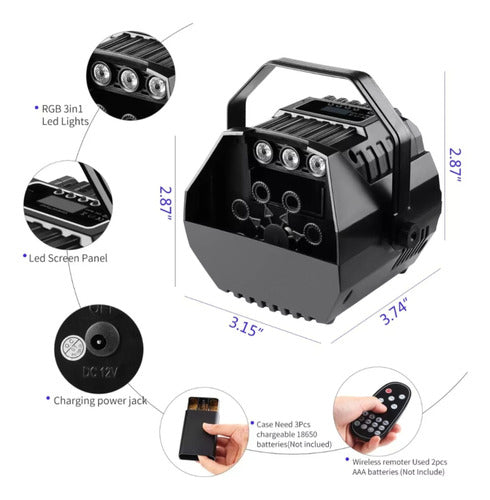 Machine Bubble Maker with Remote Control 1