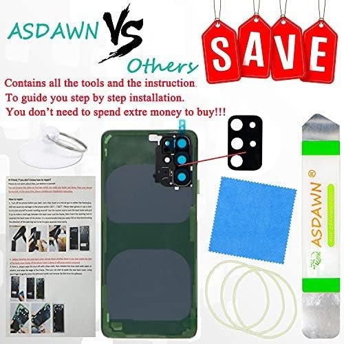 Asdawn Carcasa Trasera Para Galaxy S20/S20 Plus / Celeste Nube 1