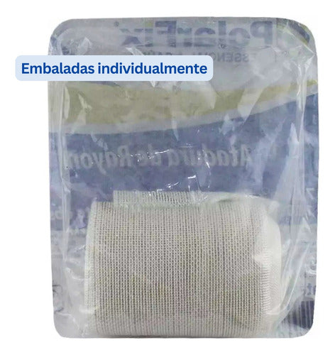 Curativo Atadura De Rayon Estéril 7,5cmx5m Polarfix - 10 Un 3