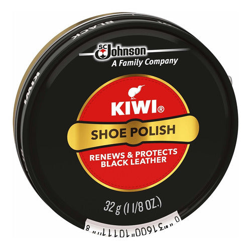 Kiwi Black Shoe Paste Polish 1-1 / 8 Onzas, Pequeño 3