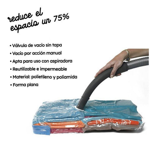 Vonne Vacuum Bags Set, Manual, 80x100cm 2