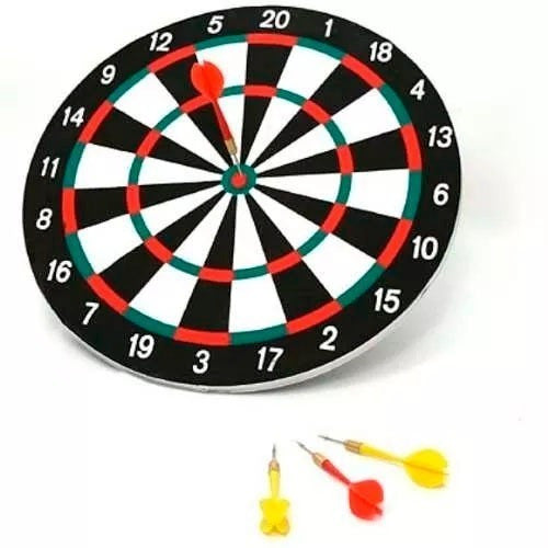 Generic 17" Dartboard Game Set with 6 Darts 3