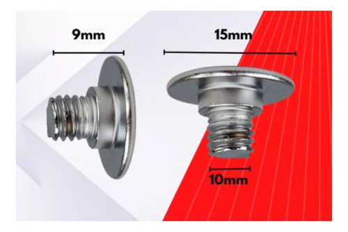 Tornillo Cromado De Tanque Orig Honda Twister/tornado Paperi 2