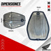 Acrylic Right Turn Signal Honda CBR 600 / Transalp / Wave 7