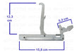 Morelli Kitchen Hinges Pair Model 900 With Bearings 1