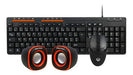 Meetion Teclado + Mouse + Parlantes Kit 3 En 1 Gamer Febo 0