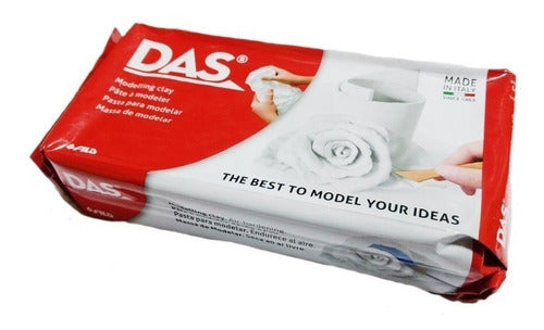 DAS White Air Dry Modeling Clay 3kg Pack Clay for Modeling 6