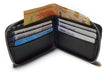 Leather Wallet with Zipper Luanda by Mârsago 3