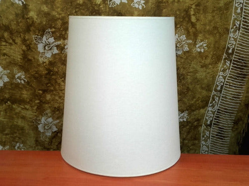 Handmade Cone Lampshade 40-50/55 cm Height White 1