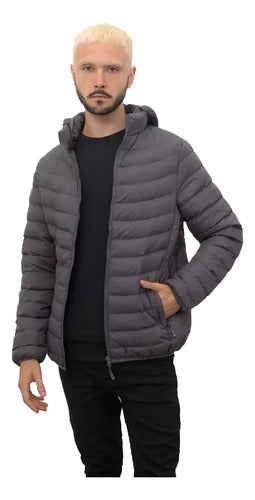 Men's Inflatable Puffer Jacket 0