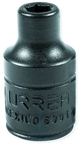 Urrea Impact Socket 1/4" 6 Points 12mm 6912M 0