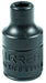 Urrea Impact Socket 1/4" 6 Points 12mm 6912M 0