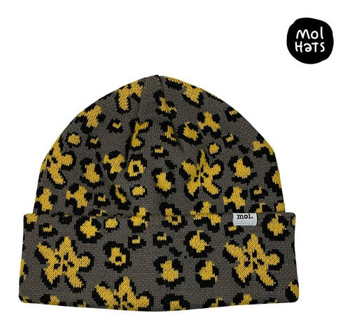 Mol Hats Puma Flower Double Layer Beanie 3