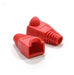 Pack of 100 RJ45 Ethernet Cable Plug Caps Red for Networking 2