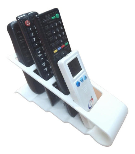 IDEAS GENIALES Soporte Para 4 Control Tv. Aire, Organizador De Escritorio 4