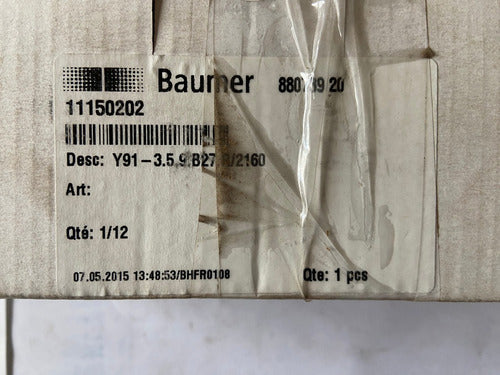 Baumer Pressure Gauge Y91-3.5.b2.r/2160 1
