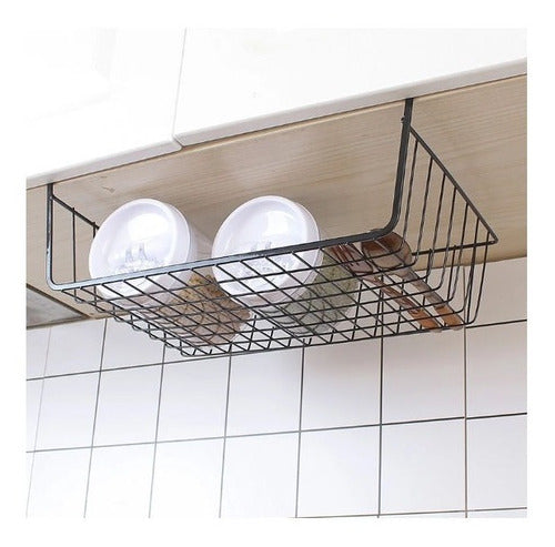 Metal Hanging Shelf Organizer for Pantry and Kitchen 18