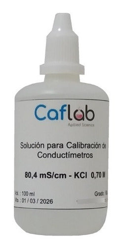 Solución Calib. De Conductímetros - 80,4 Ms/cm - 100 Ml - 0