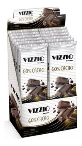 Bonafide Chocolate Vizzio 60% Cacao 90g - Caja X 12un 0