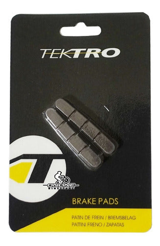 Repuesto Patines Frenos Bicicleta Ruta Tektro Carbon Rims 0