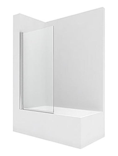 Mundo Silica Bathroom Safety Glass Partition 150x80cm 6mm 0