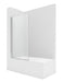 Mundo Silica Bathroom Safety Glass Partition 150x80cm 6mm 0