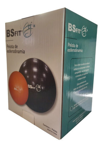 BS Fit Pelota Esferodinamia De 85 Cm + Inflador Fit Gym Ball Pilate 6