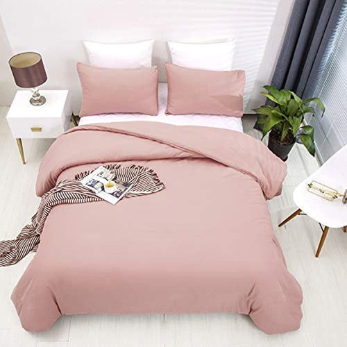 Luxlovery Blush Pink Comforter Set Twin Dusty Rose Ropa De C 1