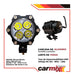 LED Motorcycle Headlight Projector 20W 2000 Lumens High/Low/Inter 2
