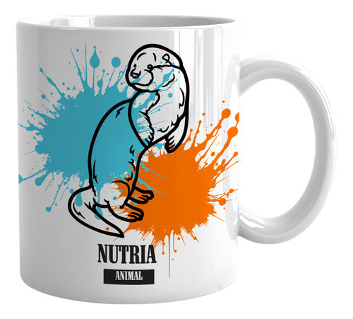 Waved Taza Nutria Animal Series 0