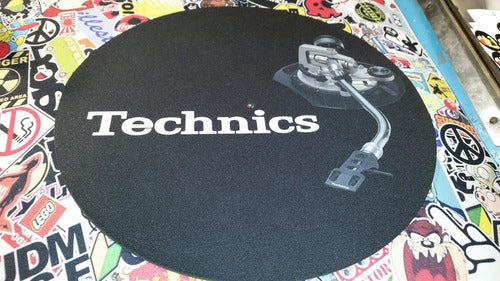 DJPROAUDIO 1 Technics Brazo Slipmat Paño Para Bandejas Latex Lo Mejor 3