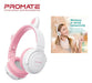 Auricular Inalámbrico Bt Promate Panda.bgm Blanco/rosado 1