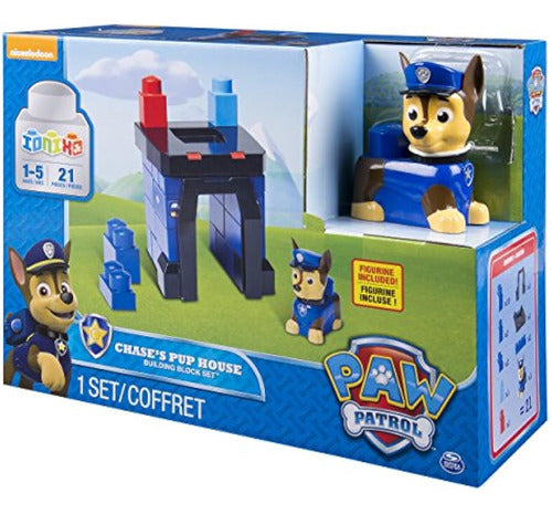 Paw Patrol - Ionix Jr. - Chase's Pup House - Building Blocks Set 1