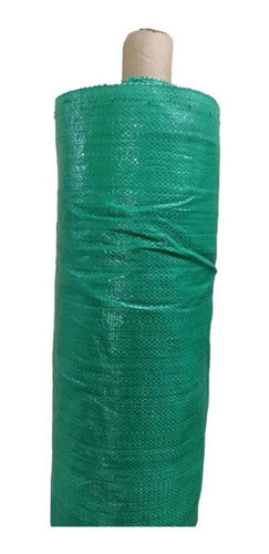 Rafia Cubrecerco Lona Verde 70grs Rollo De 1.5mt X 100mt 1