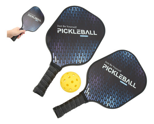 Saco De Armazenamento De Carbono Pickleball Paddle Set Leiji 5