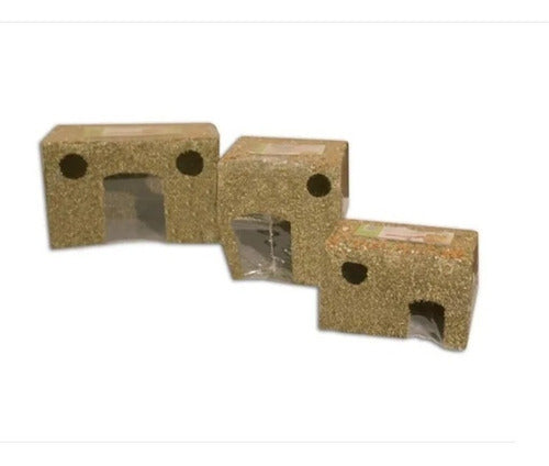 Medium Chewable Alfalfa House for Rodents by Zootec 1