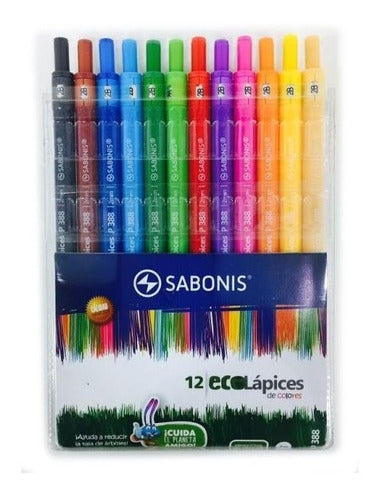 Sabonis Lápices De Colores Portaminas 2mm | 12 Colores 0