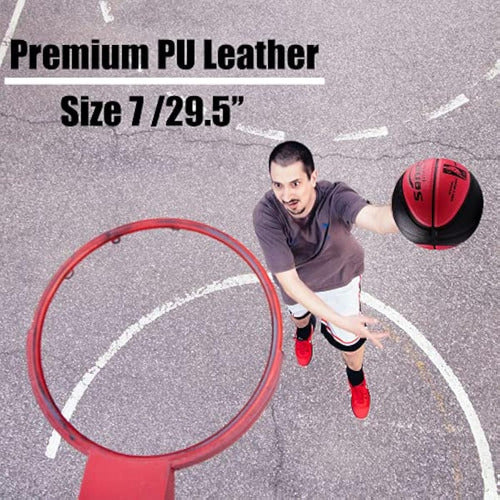 Senston 29.5'' Basketball Outdoor Indoor Rubber 5