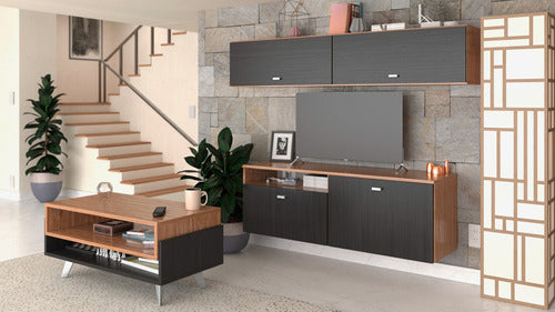 Floating TV Stand + Floating Shelf + Coffee Table Living Room Set 0