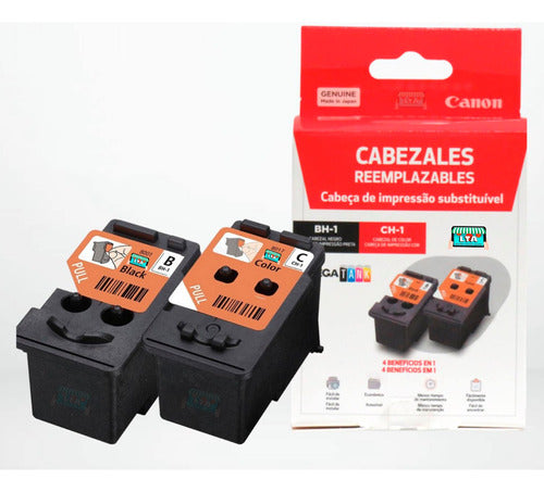 Canon Kit Cabezales Originales Negro + Color Pixma G4102 2