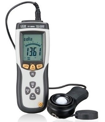 Professional Digital Lux Meter with PC Connection DT8809 CEM 0