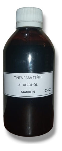 Tinta Para Teñir 250cc Al Alcohol, Para Cuero Color Guinda 0